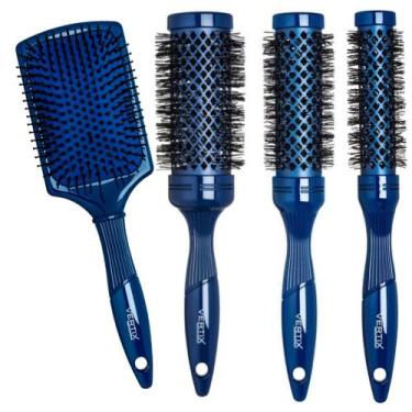 Imagem de 3 Escova Antibacteriana Ceramica 25/33/43mm+Raquete Vertix