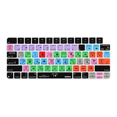 Imagem de XSKN Capa de silicone para teclado Shortcuts and Languages Series para Apple lançado em 2021 iMac M1 Chip Magic com Touch ID A2449 A2450 (versão dos EUA Logic Pro) (SHK-378)