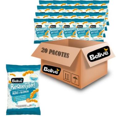 Imagem de Kit c/ 20und Salgadinho sabor Requeijão 25g BELIVE
