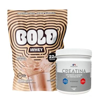Imagem de Combo Whey Protein 3W + Creatina 300g Easy Nutri (900g, Milkshake de Baunilha)