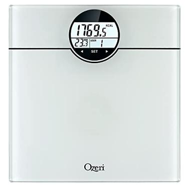 Imagem de Ozeri Balança de banho WeightMaster (200 kg) com IMC, BMR e detecção de mudança de peso de 50 gramas
