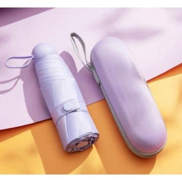 Imagem de Guarda Chuva de sol Caso Óculos Da Cápsula ultra light mini Sombrinha 