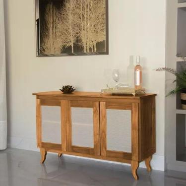Imagem de Buffet Aparador Madeira Deltan 03 Portas Imbuia - Atraente