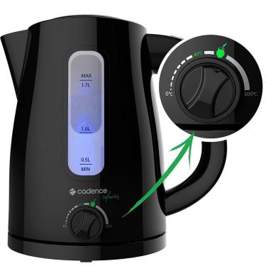 Imagem de Jarra Elétrica Cadence 1,7 Litros Cel550 Preto 110v