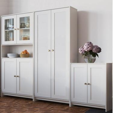 Imagem de Conjunto De Armários Para Cozinha Americano 3 Peças Branco