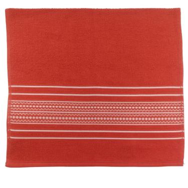 Imagem de Toalha De Rosto Felpuda Zafira (42cm X 72cm) Savitex Modelo 3 Marsala
