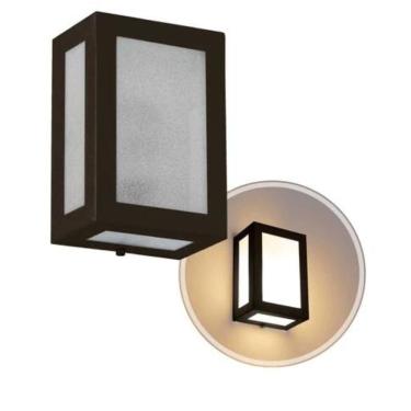 Imagem de Luminária Arandela Preta Externa E Interna 5 Vidros 1xe27 Decoração Design Moderno Industrial