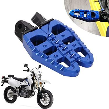 Imagem de AnXin Apoio Para Os Pés Do Passageiro Da Motocicleta, Traseiros Drz400 Drz400S 00-23 Drz400Sm 05-23 Gsxr600 97-00 Gsxr750X 96-99 Gsf600S Sv650/S 99-02 Tl1000S 97-01 Tl1000R 97-03 Azul