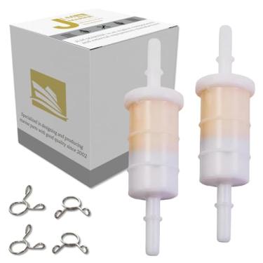 Imagem de JLM MARINE Filtro De Combustível Em Linha 2 Peças 879885Q Para Motores Popa Mercury Mariner Verado 4 Tempos Efi 40, 50, 60 Hp, 75 Hp-115 135 Hp-300 Hp 879885T 18-7718