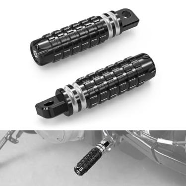 Imagem de NICECNC Apoio para os pés traseiro preto compatível com Harley Forty Eight XL1200X 2014-2019, Seventy Two XL1200V 2014-2017, Iron 883 XL883N 2014-2020, consulte acessórios