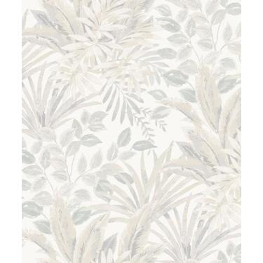 Imagem de Papel de Parede Time Folhagem Bege TJ3201 - Grandeco