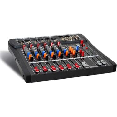 Imagem de Mesas De Mixagem De Estúdio 6/8/12/16 Canais Mixer De áudio Compacto Bluetooth Usb Dj Console De Mixagem De Som, 12 way