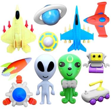 Imagem de Kit Especial Brinquedo Aliens ET com Naves Acessórios e Planeta Sortidos Figuras