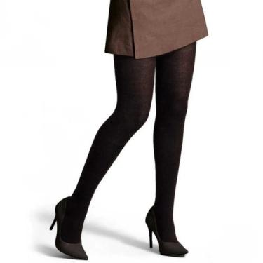 Imagem de Meia calça feminina fio 80 Selene, GG, Preto