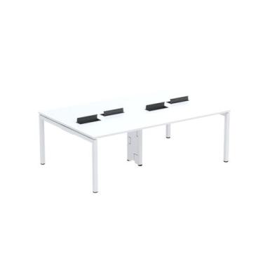 Imagem de Estação de Trabalho Mesa Plataforma Escritório para 4 Pessoas Dupla co