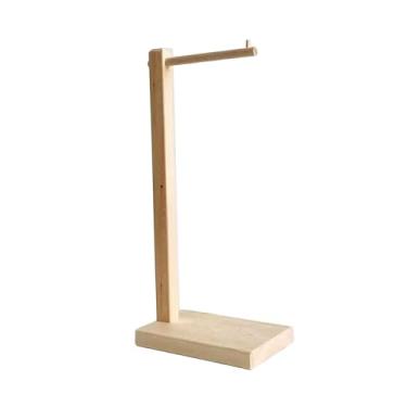 Imagem de Fiocias Suporte para bolsas e expositor de bolsas para balcão de loja de varejo, Marrom Claro