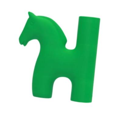 Imagem de Fenteer Vaso de flores, suporte para recipiente de flores, elegante, boho, minimalista, vaso de animais, arranjo floral para escritório, fazenda, decoração de, Cavalo