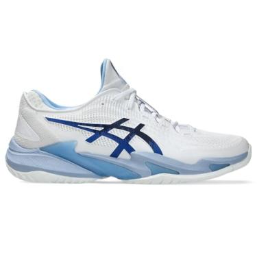 Imagem de Tênis ASICS Court FF 3 Novak (AllCourt) Masculino Branco e Azul (BR, Adulto, Numérico, 39)