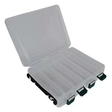 Imagem de Estojo Pesca Duplo Isca Artificial Hs 328 10 Divisões Jogá