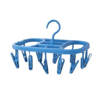 Imagem de Varal Roupa Intima, Varal Calcinha, 16 Prendedores Reforçado Multiuso 20×30cm(AZUL)