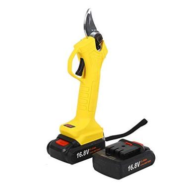 Imagem de Tesouras de poda elétricas, tesouras de poda elétricas profissionais, podador de galhos de árvores, tesouras de podar com 2 unidades de bateria de lítio recarregável, ferramenta de corte de poda de