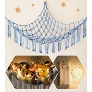 Imagem de Red de almacenamiento para peluches RelaxScene Extra Grande con luz LE