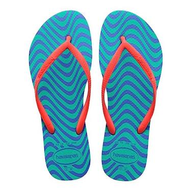 Imagem de SANDALIAS HAVAIANAS SLIM HARMONY n° 29/30 VERDE VIRTUAL