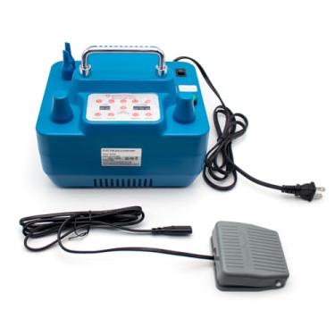 Imagem de Aitoserlea Bomba elétrica balão temporizador quantitativo profissional duplo furo inflável com função de memória interruptor de pé 800W
