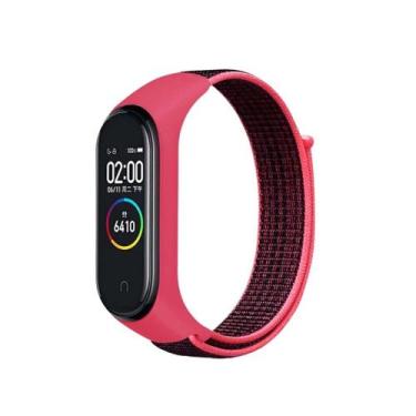 Imagem de Pulseira De Nylon Lisa Para Smartwatch Xiaomi Mi Band 3/4/5/6 - Pop Sh