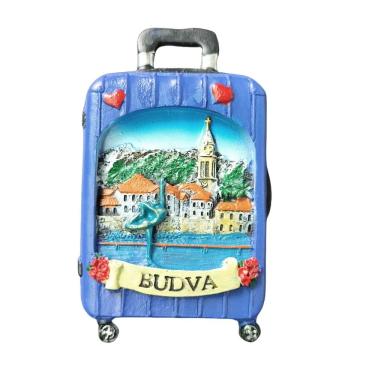 Imagem de Ímã de geladeira 3D Budapest Chain Bridge Parlamento Húngaro