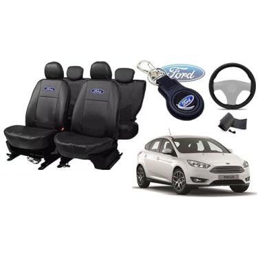 Imagem de Capa de couro para o banco focus 2015-2019 proteção impermeável