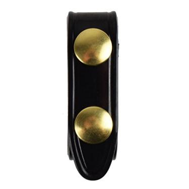 Imagem de Safariland Protetor de cinto de pressão de latão Duty Gear (pacote com 4) (preto)