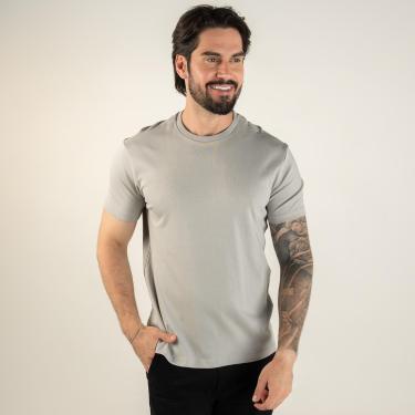 Imagem de Camiseta Oficina Reserva Pima Cinza Claro-Masculino