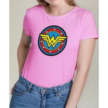 Imagem de Camiseta Camisa Adulto Feminina Masculina Algodão Mulher Maravilha Her