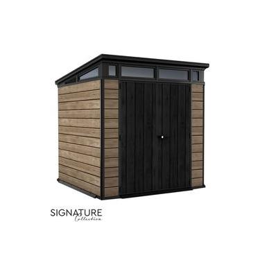 Imagem de Depósito Externo Signature 226x214x218 cm – Textura Madeira - Keter
