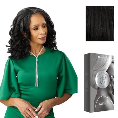 Imagem de Sensationnel Platinum Glow 13X6 Wig - Coraline Lacefrontal Glueless human hair blend Preplucked Hairline (SILVERWHISPER)