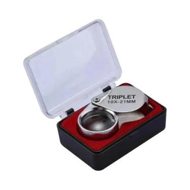 Imagem de Lupa De Bolso 10-30X Dobrável Para Joias, Diamantes E Ferramenta De Le