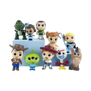 Imagem de Conjunto De Figuras De Ação Toy Story Woody Buzz Lightyear 10 Peças Ve