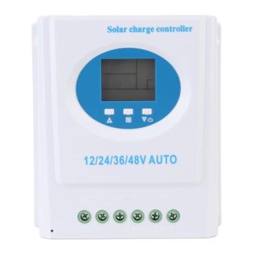 Imagem de Aramox Controlador de Carga Solar Mppt, Metal Abs 12v 24v 36v 48v para Baterias de Gel Barco Rv Com de Energia Inteligente para Iate Rv (150A)