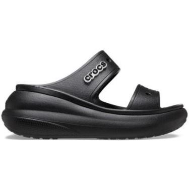 Imagem de Sandália Crocs Classic Crush Platform Sandal Black-Feminino