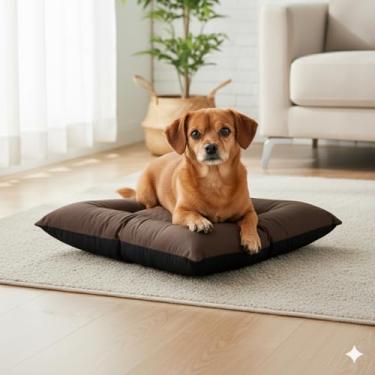 Imagem de Colchonete Impermeável Toddy para Pets – Tamanho Pequeno (Cacau)