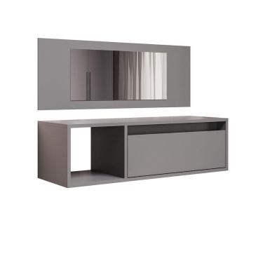 Imagem de Penteadeira Camarin 1 Prateleira Eva - Ssx Multicoisas Grafite