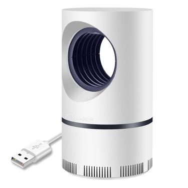 Imagem de Queenser Lâmpada de assassino de mosquito USB UV Elétrica Repelente de Luz LED Anti Mosquito Bug Zapper Armadilha de Insetos Armadilha de Controle de Pragas Lâmpada Night Light