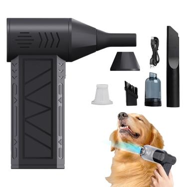 Imagem de Mini Soprador De Neve - 130000 Rpm LED Mini A Ar Recarregável - Soprador De Neve De 4 Velocidades Para Carro,Para Entrada De Garagem Inverno Exterior Jardim E Casa