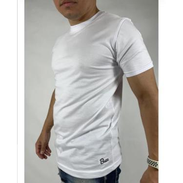 Imagem de Camiseta Pima Masculina branca - Buzz