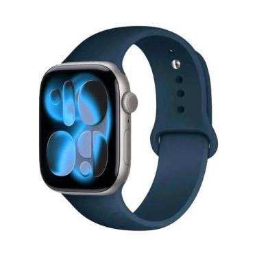 Imagem de Pulseira De Silicone Esportiva De 46mm, 42mm, 45mm, 44mm, 40mm Para Ap