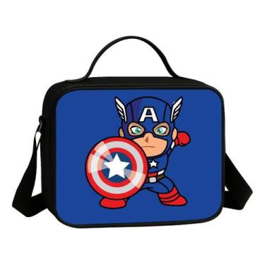 Imagem de Lancheira Termica Escolar Infantil Tema America Super Heroi - Use Thuc