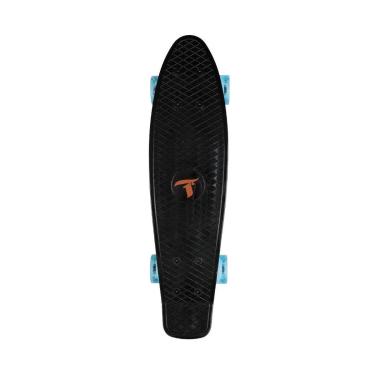 Imagem de Skate Traxart Mini Cruiser Preto Com Rodas de Led 59 mm-Unissex