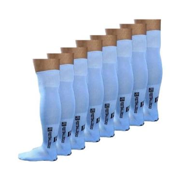 Imagem de Meias Esportivas Longas Unissex, 15 Pares, Antiderrapantes, Com Aderên