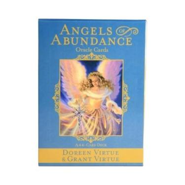 Imagem de Cartas Do Oráculo Abundance Angels Com Guia Em Inglês, Cartas De Tarô 